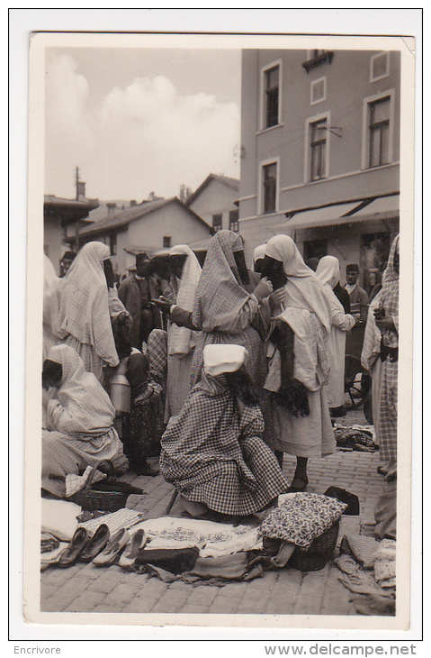 Cpa KOSOVO SARAJEVO Muslimanke Na Pazaru Marché - Jovan Ukropina - Kosovo