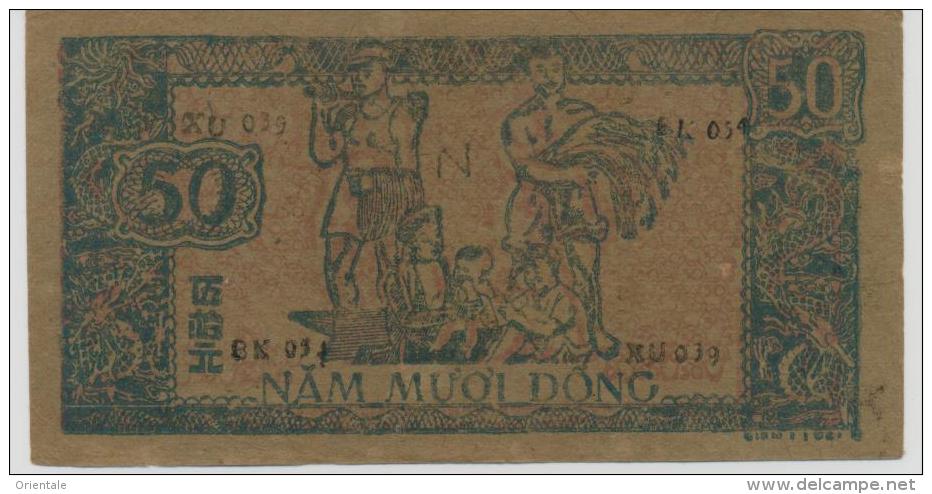 VIETNAM  P. 27b 50D 1948 AUNC - Vietnam