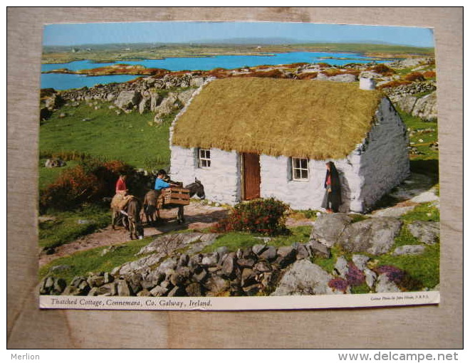 Ireland -  Connemara - Galway - Thatched Cottage  D107109 - Galway