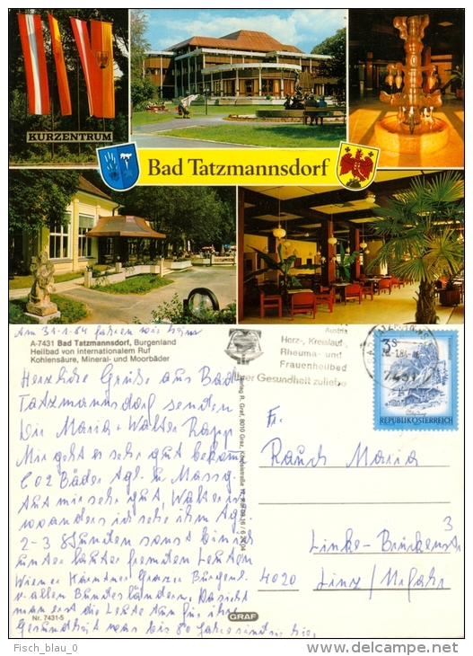 AK Burgenland 7431 Bad Tatzmannsdorf Heilbad Österreich AUSTRIA Ansichtskarte Autriche Picture Postcard - Oberwart