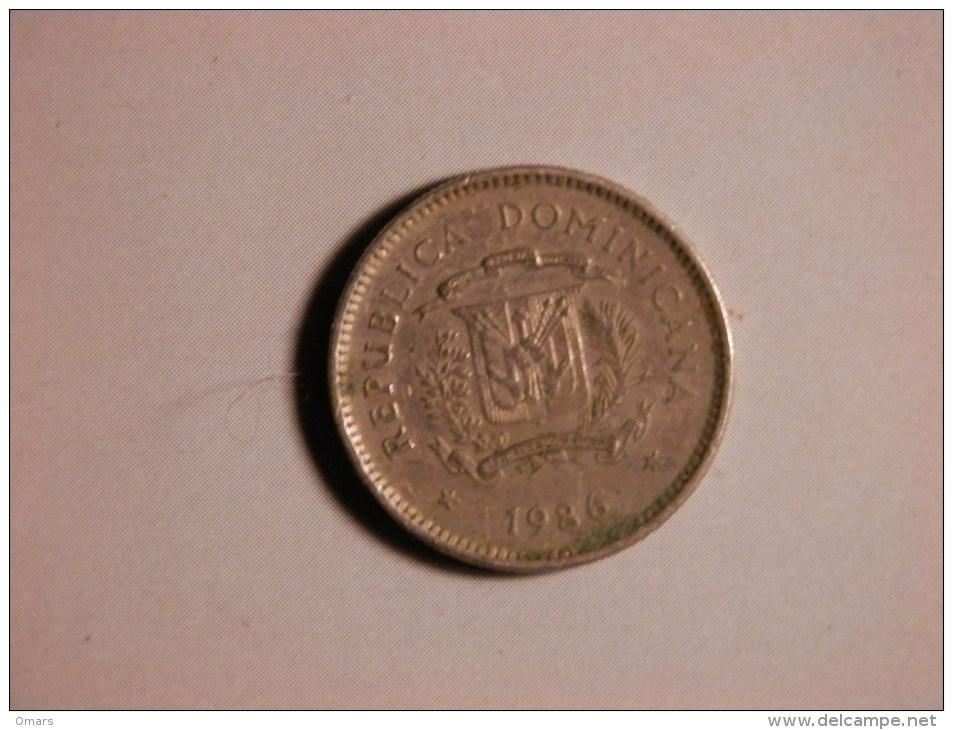 10 Cents 1986 - Dominicaine