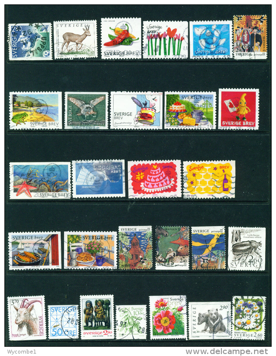 SWEDEN - Lot Of Used Commemorative Stamps As Scans 4 - Collections