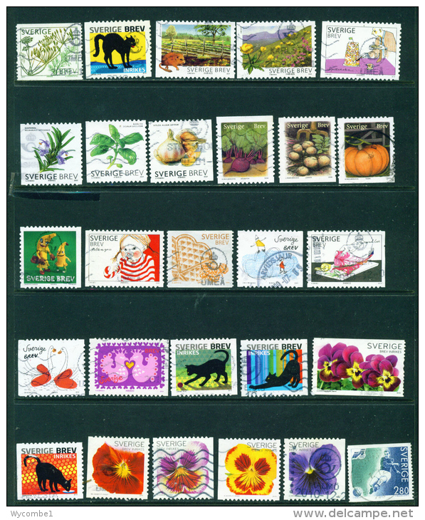 SWEDEN - Lot Of Used Commemorative Stamps As Scans 4 - Collections