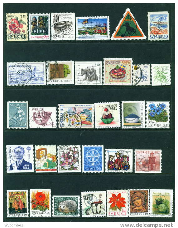 SWEDEN - Lot Of Used Commemorative Stamps As Scans 4 - Collections