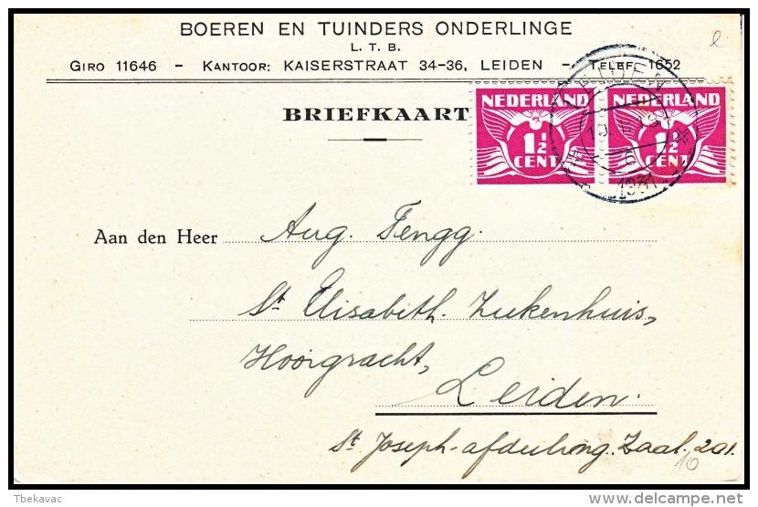Netherlands 1931,Card - Lettres & Documents