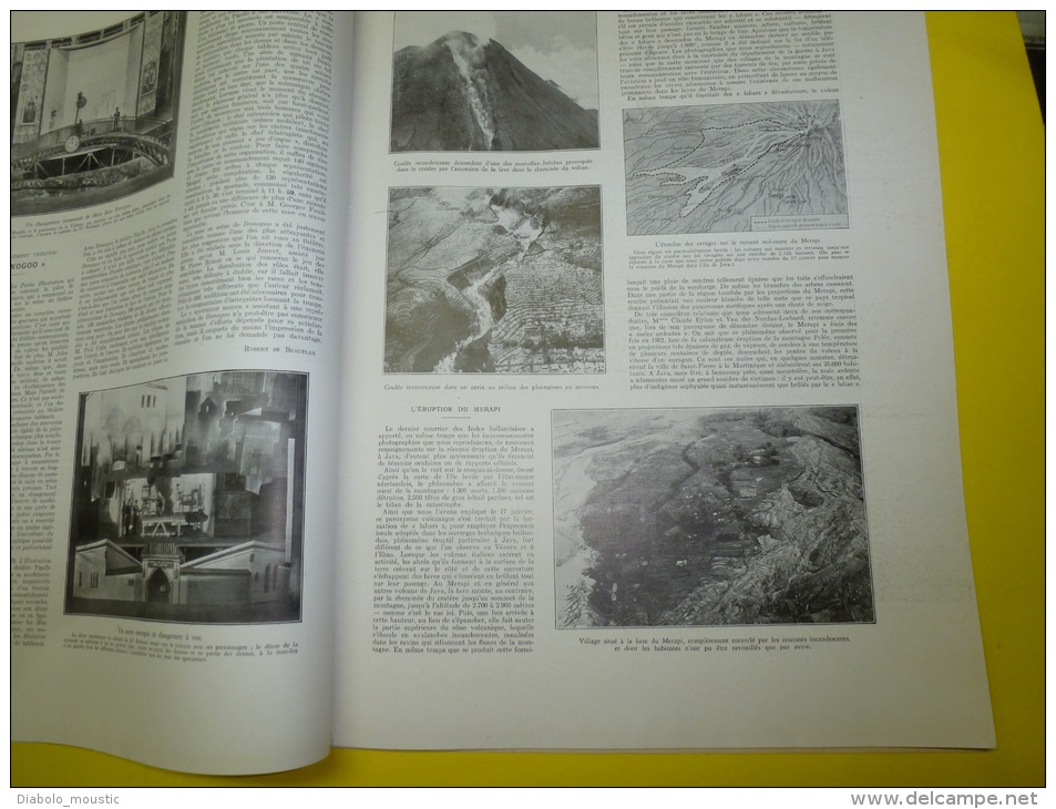 1931 Femmes indoues à Karachi; Gandhi; La plus belle femme du monde;Eruption du volcan Donogoo;