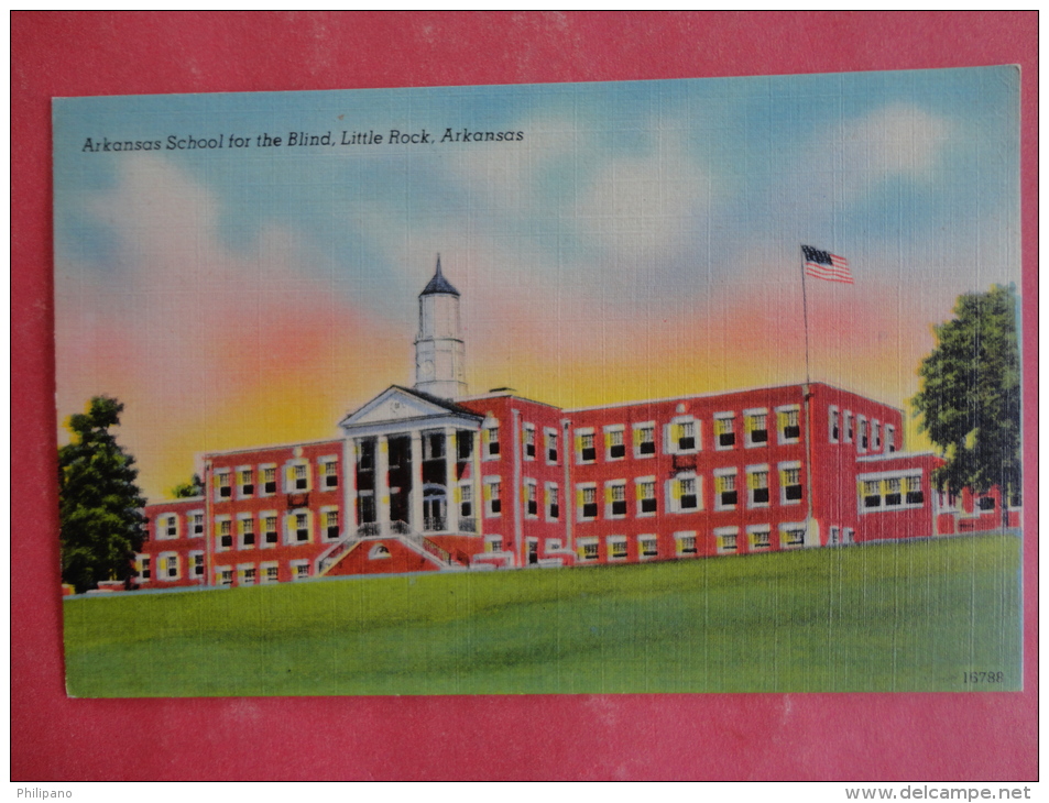 Little Rock,AR--Arkansas School For The Blind--not Mailed--PJ 174 - Little Rock