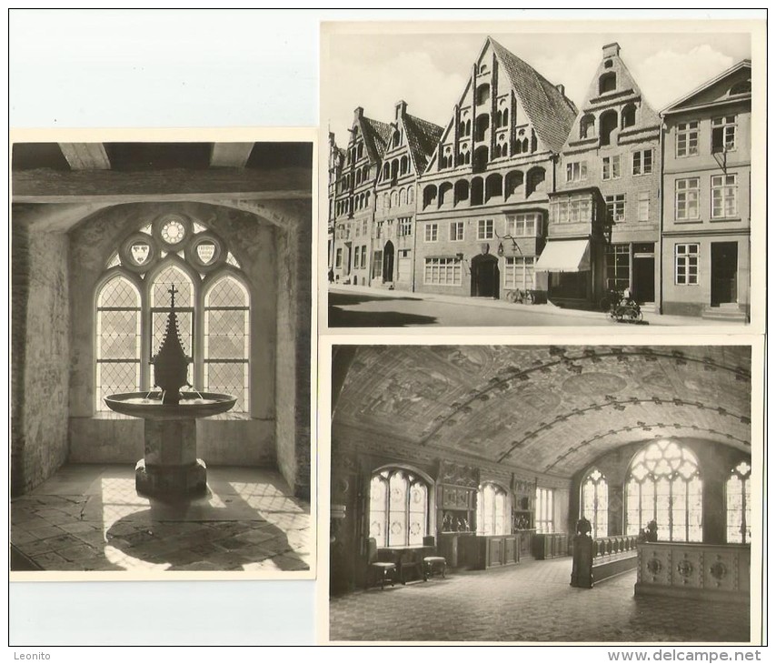 LÜNEBURG Am Berge Kloster Lüne Rathaus Gerichtslaube 3 Ansichtskarten - Lüneburg