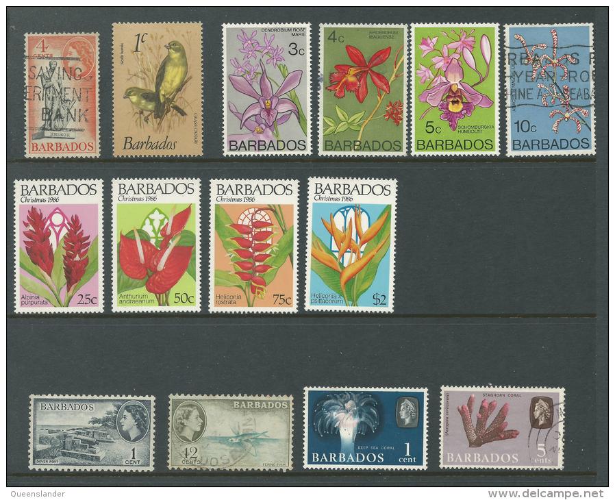 Small Collection Of Barbados MUH & Used High Scott Catalogue  Value - Barbados (1966-...)