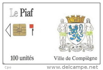 # PIAF FR.COM2 COMPIEGNE - Coat Of Arms - Tres Bon Etat - - Scontrini Di Parcheggio