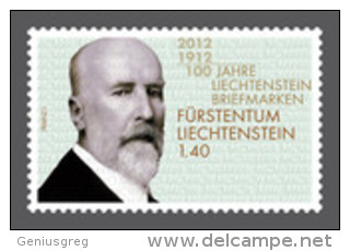 2012 100 Jahre Liechtenstein Briefmarken Serie - Neufs