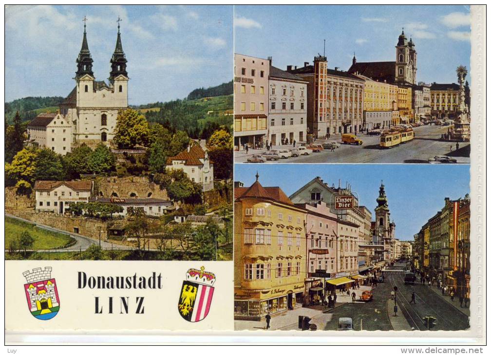 LINZ An Der Donau - Pöstlingberg, Hauptplatz, Landstraße,        1975 - Linz