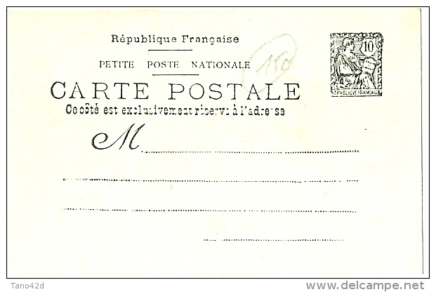 LPP12/3- FRANCE POSTE ENFANTINE - Private Stationery