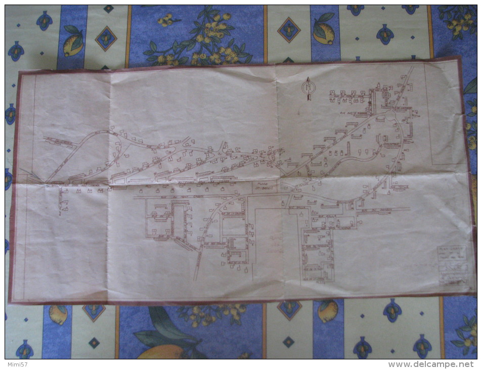 Plan Urbain De La Ville De GUENANGE De 1954 Par SOLLAC - Autres Plans