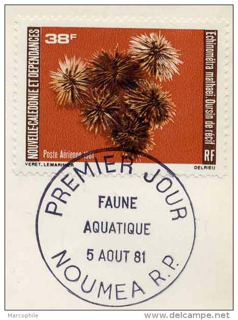 OURSIN / NOUVELLE CALEDONIE / Poste Aerienne # 215 Sur ENVELOPPE FDC (ref 3512) - FDC