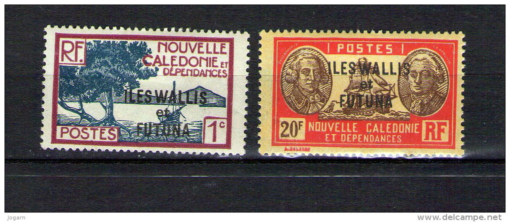 WALLIS ET FUTUNA * N° 43 à 51A Sauf 47,48  - 52 à 57 Sauf 56B - 60B à 63 - Nuevos