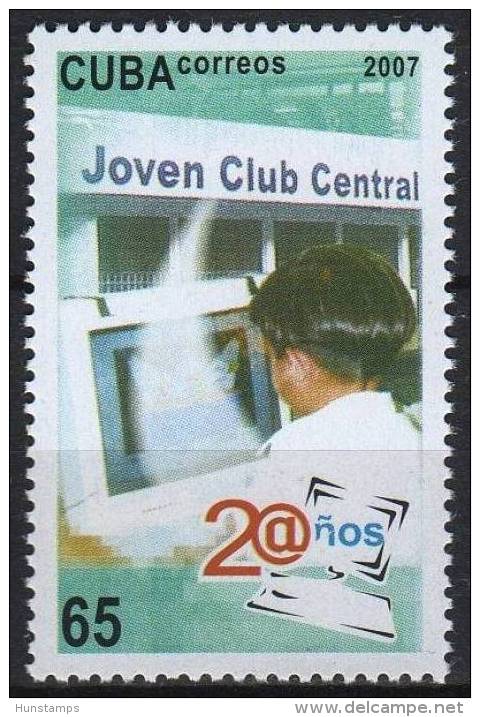 C*U*B*A 2007. Joven Club Central Stamp MNH (**) - Unused Stamps