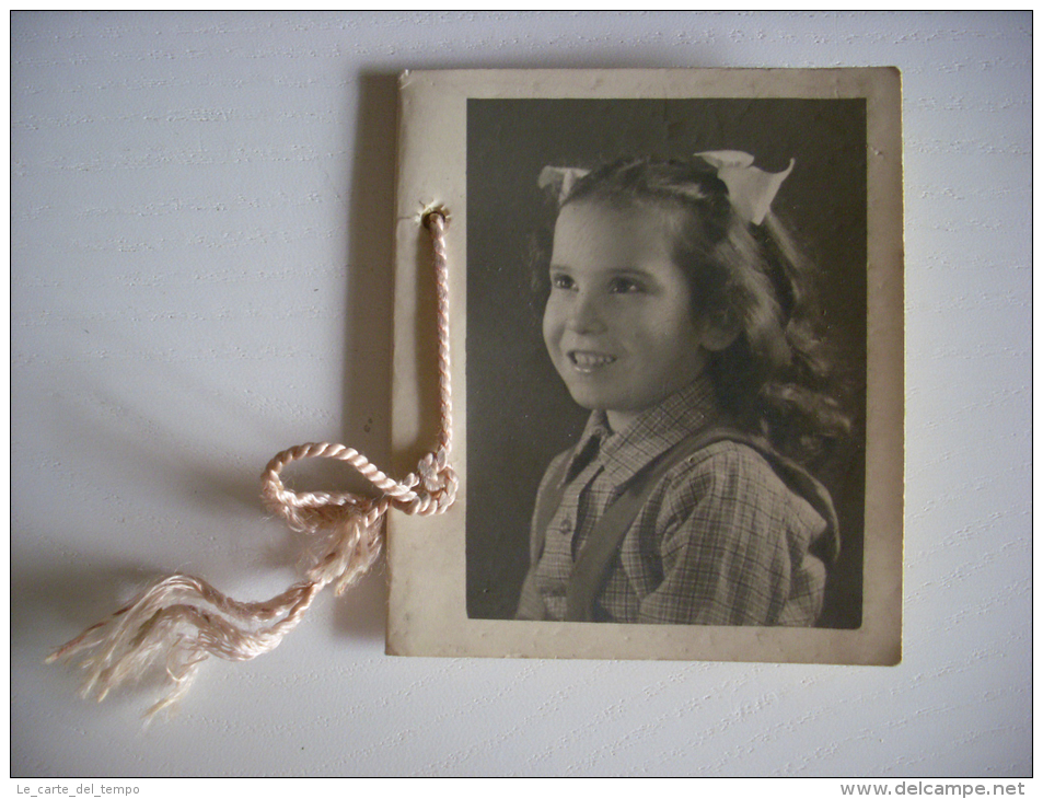 Calendarietto/calendario Fotografia Bambina 1949. Fogli Mensili Singoli. - Formato Grande : 1941-60