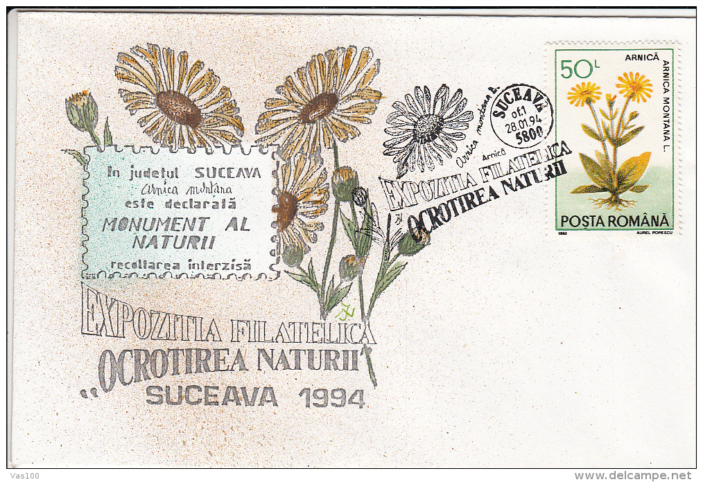 MEDICAL PLANTS AND FRUITS,TREES, FRUITS, 6X SPECIAL COVERS, 1994, ROMANIA - Medicinal Plants