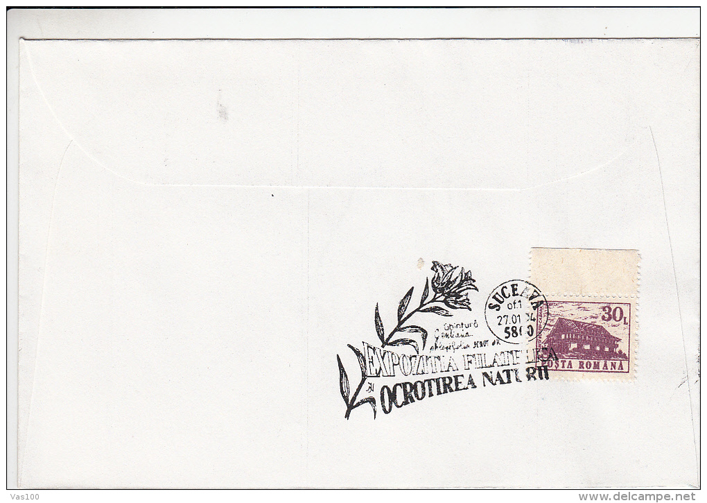 MEDICAL PLANTS AND FRUITS,TREES, FRUITS, 6X SPECIAL COVERS, 1994, ROMANIA