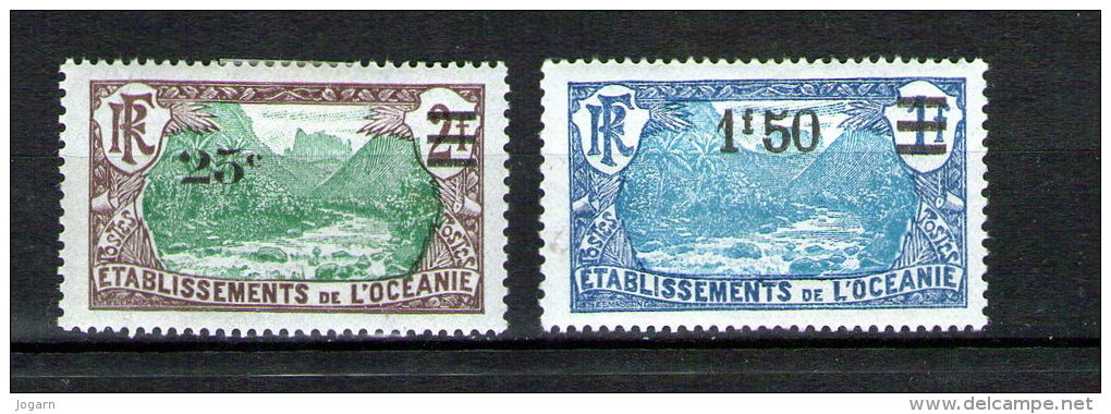 ETS DE L´ OCEANIE * N° 61 à 64 - Unused Stamps