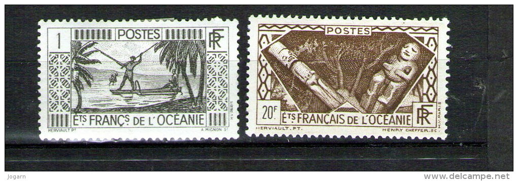 ETS DE L´ OCEANIE * N° 84 à 120 Sauf 100,102,104,107,112,113,115,116,117 - Unused Stamps