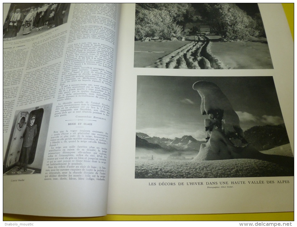 1931  Pubs Autos; Etranges Et Sublimes Photos D' Hiver Dans Les Alpes; - L'Illustration