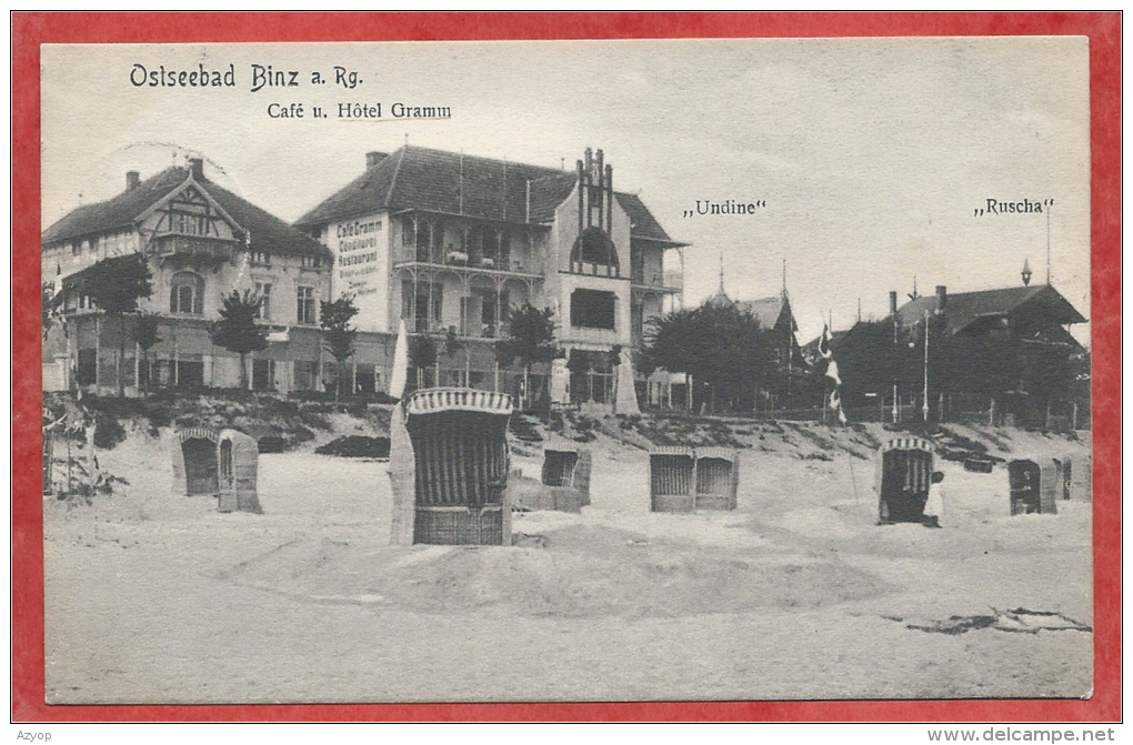 BINZ - RÜGEN - Ostseebad - Café Und Hotel GRAMM - Rügen