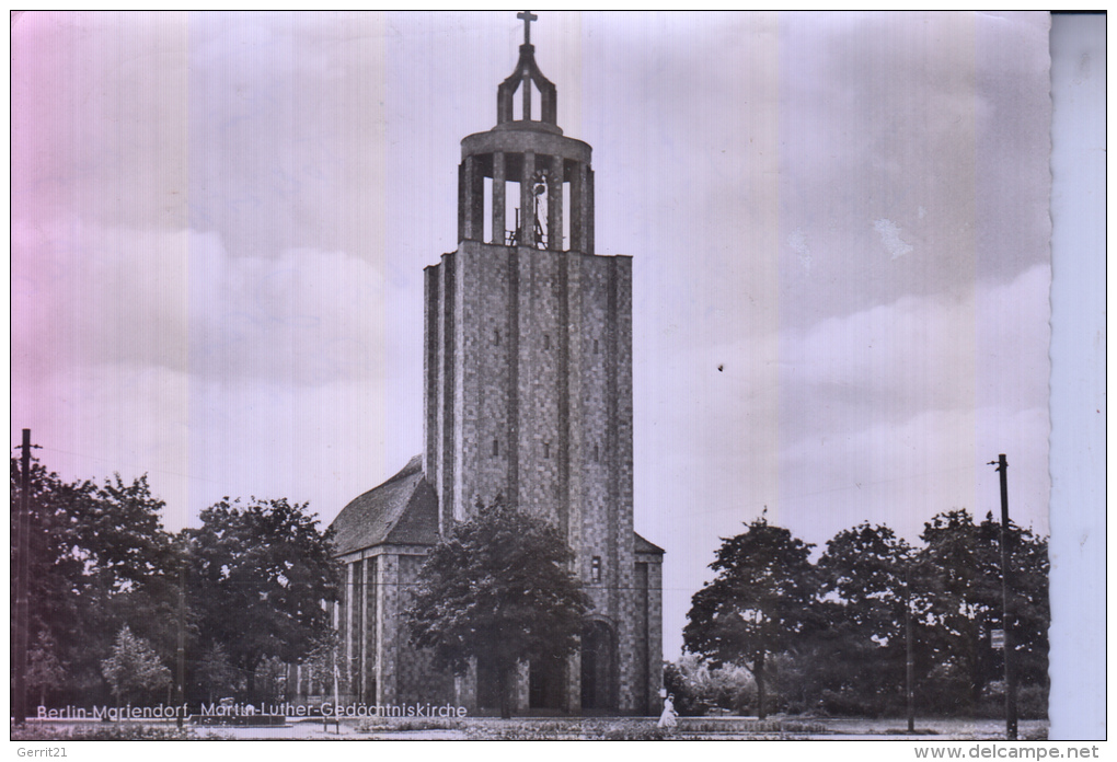 1000 BERLIN - MARIENDORF, Martin-Luther-Gedächtniskirche - Tempelhof