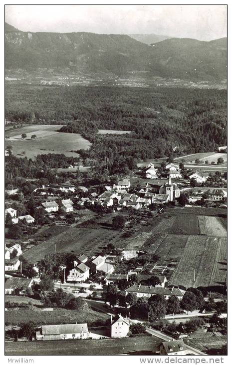 CPSM SCIEZ 74, Vue Générale Aérienne - Sciez