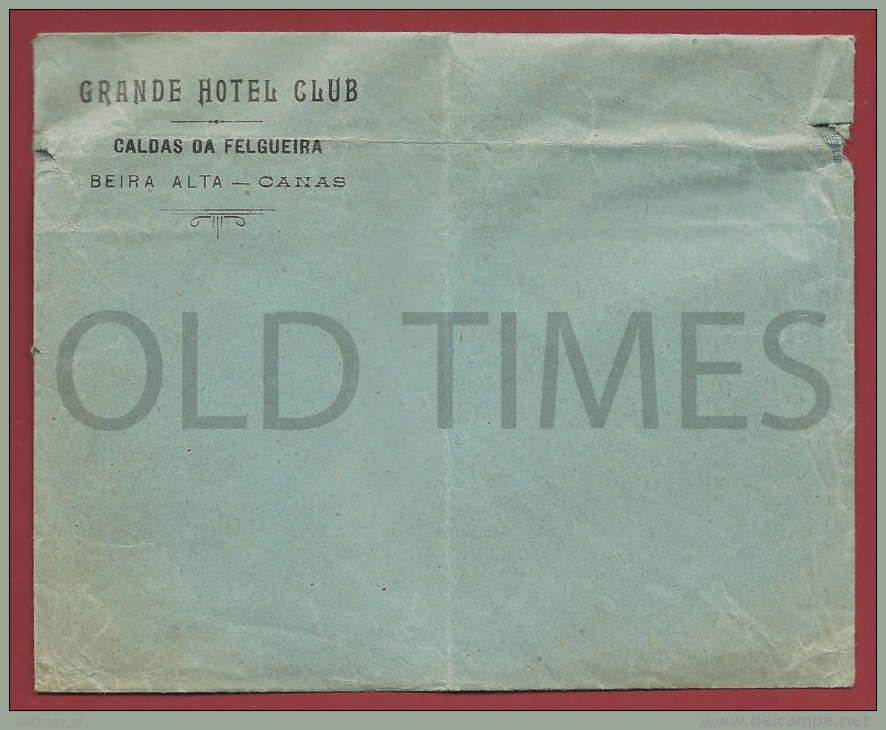 PORTUGAL - CALDAS DA FELGUEIRA - GRANDE HOTEL CLUB - OLD COVER. - Cartes-maximum (CM)