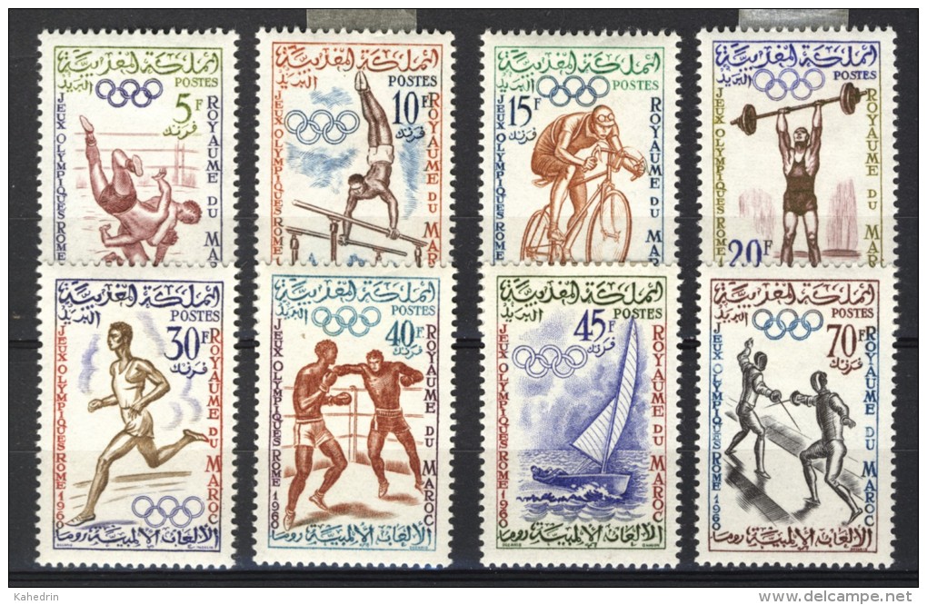 Morocco Maroc Marokko 1960, Olympic Games In Rome - Sport *, MLH - Marocco (1956-...)