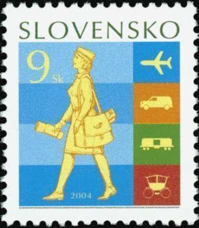 Slovakia 2004 Mi 503 Pofis 344 ** Postal Transport - Nuevos
