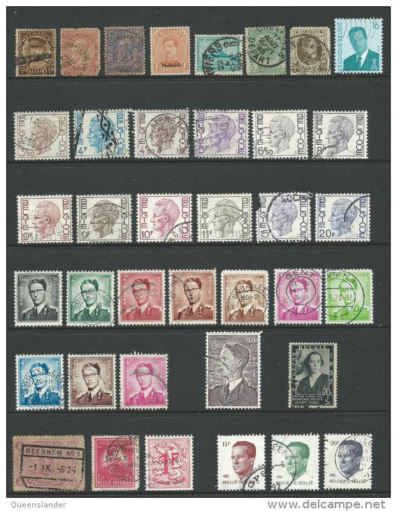 Small Collection Of Belgium MUH, M & Used Some Nice Scott Catalogue  Value Stamps To F50 - Collections