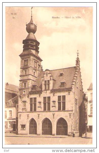 BINCHE, Hainaut, Belgique: L'Hotel De Ville; Ed Fernand Mussche; TTB ! - Binche