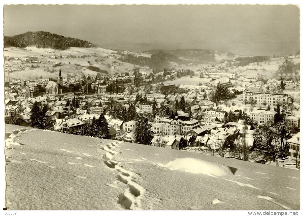 Herisau - Winterliche Sicht             Ca. 1950 - Herisau