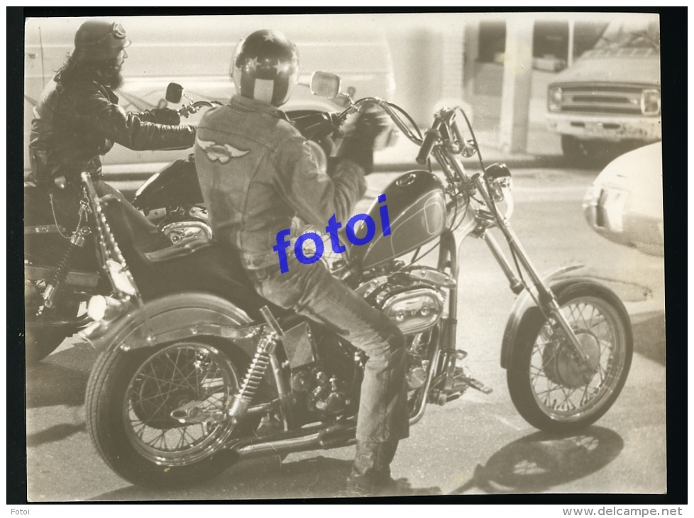 ORIGINAL PHOTO  MOTO MOTORCYCLE - Cyclisme