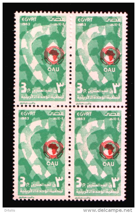 EGYPT / 1983 / OAU / ORGANIZATION OF AFRICAN UNITY / MAP / MNH / VF . - Nuevos