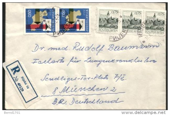 Jugoslawien / Yugoslavia - Einschreiben / Registered Letter (s450) - Brieven En Documenten