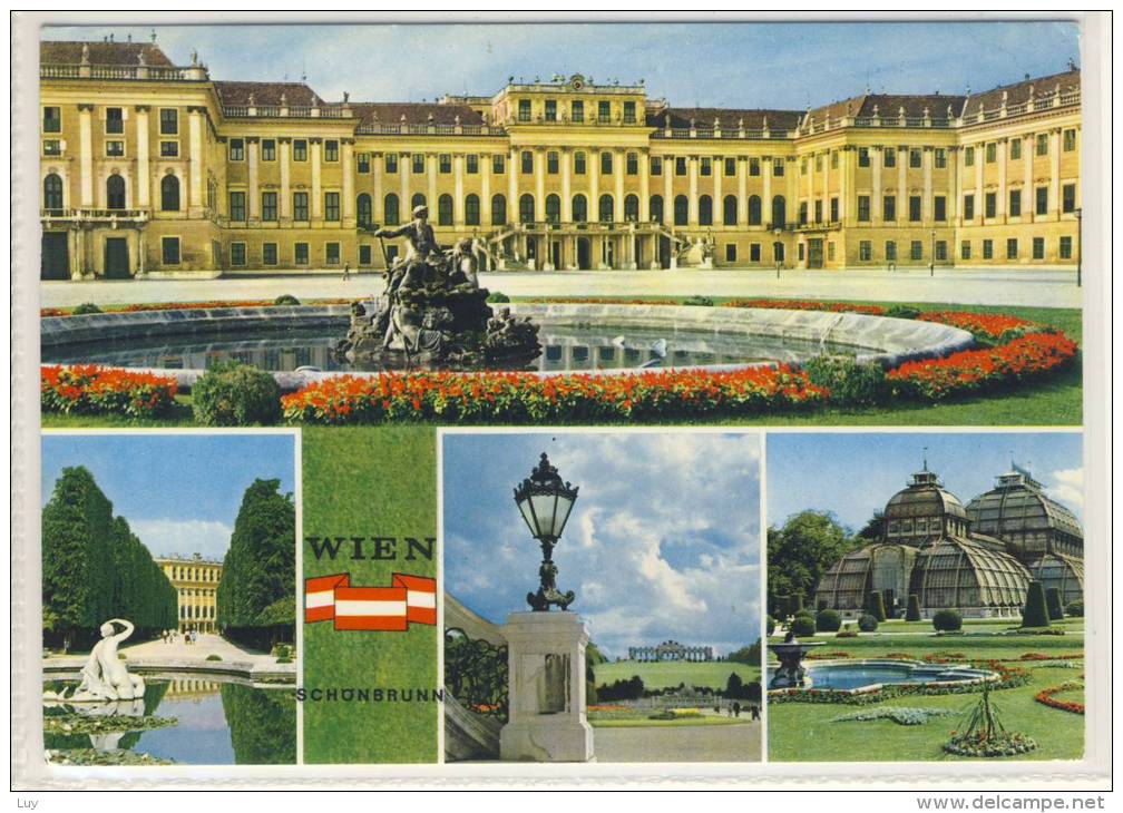 WIEN / VIENNA - Schloss SCHÖNBRUNN, Najade, Gloriette, Palmenhaus - Schönbrunn Palace