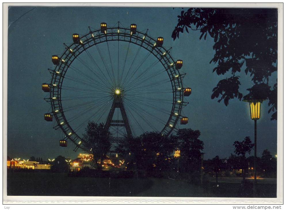 WIEN / VIENNA - Riesenrad, Prater  Bei Nacht - Prater