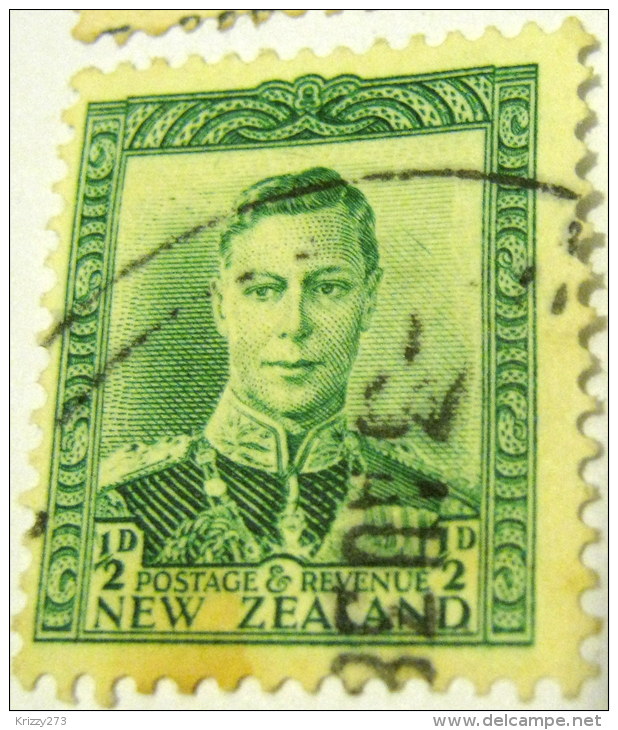 New Zealand 1938 King George VI 0.5d - Used - Used Stamps