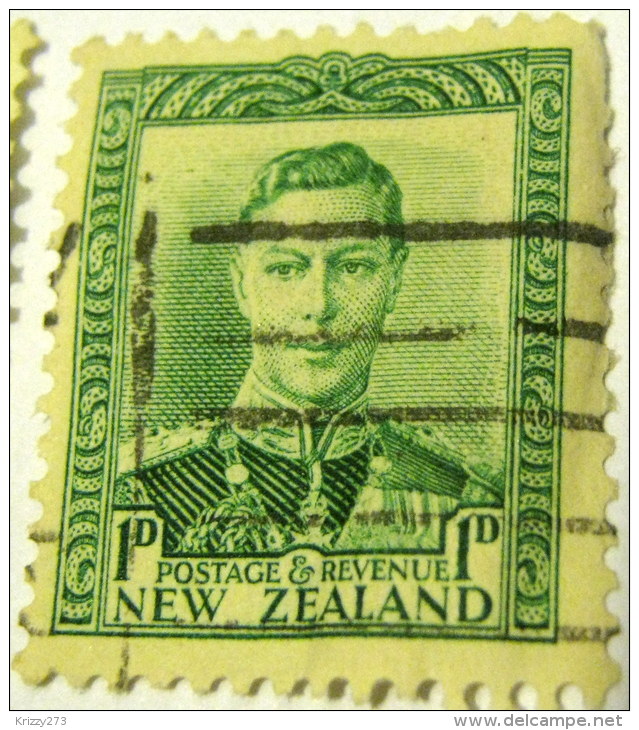 New Zealand 1938 King George VI 0.5d - Used - Oblitérés