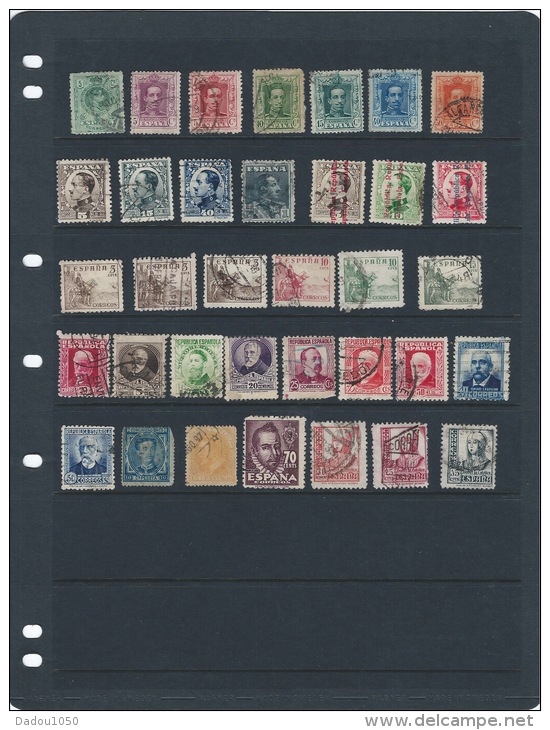 LOT  35 Timbres Espagne - Autres & Non Classés