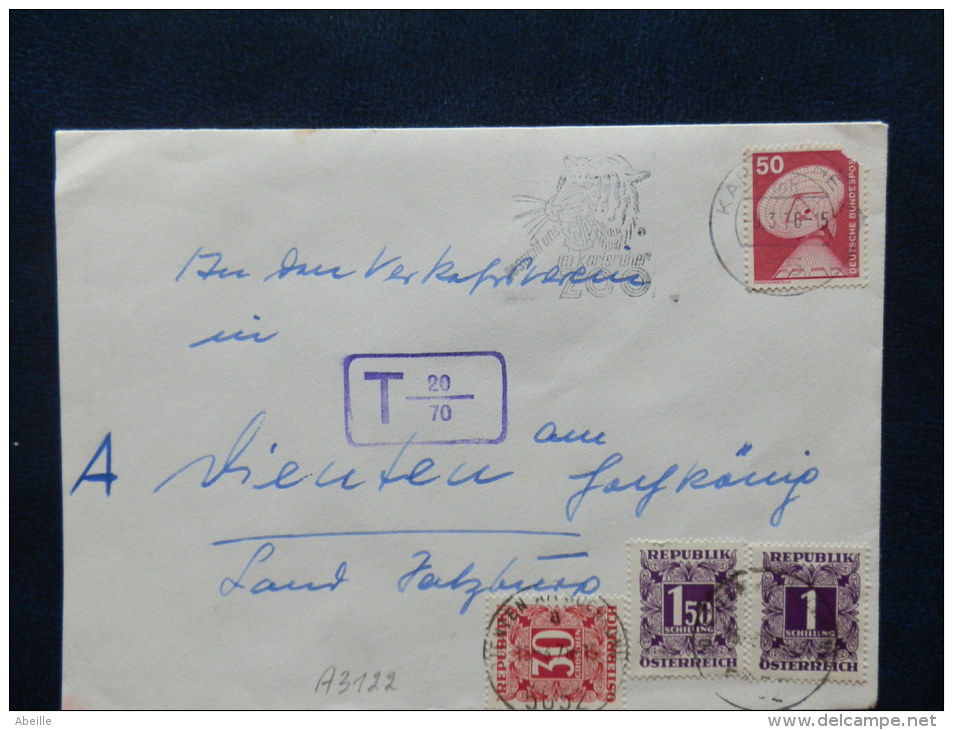 A3122  LETTRE ALLEMAGNE TAXE - Postage Due