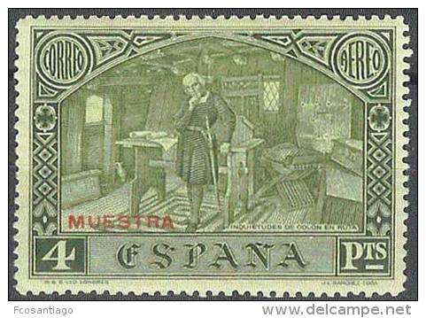 ESPAÑA 1930 - Edifil #557Ma ("Muestra" En Rojo) - MNH ** - Nuevos