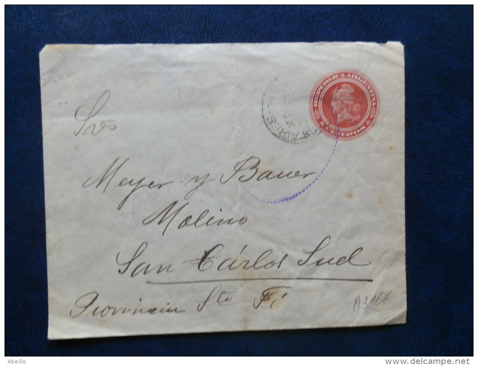 A3166   ENVELOPPE  OBL. - Entiers Postaux