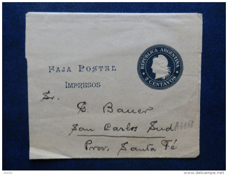 A3168   BANDE JOURNAUX. - Enteros Postales