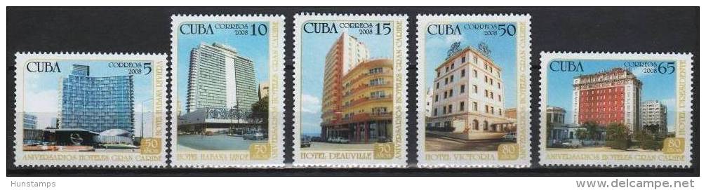 C*U*B*A 2008. Buildings Set MNH (**) - Unused Stamps