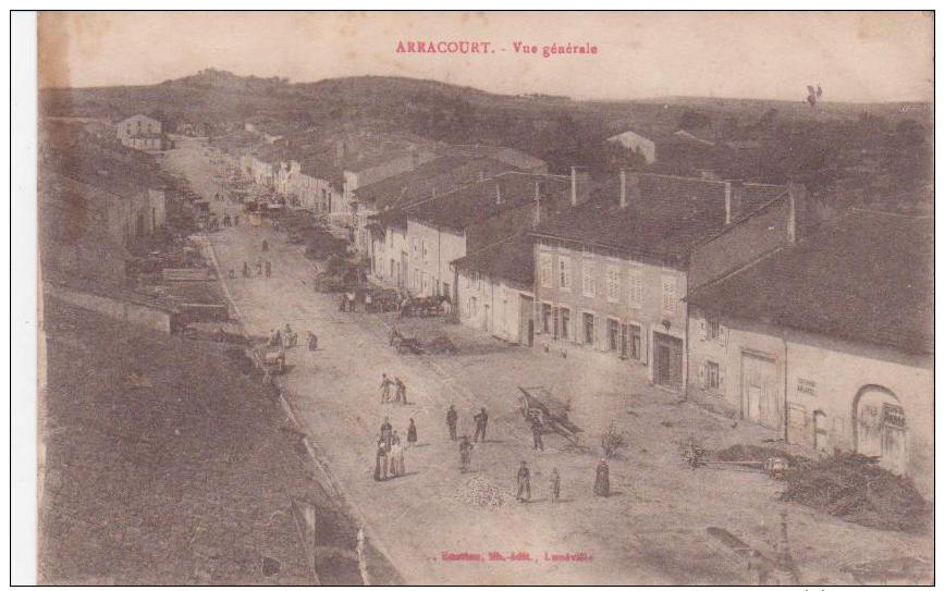 54=ARRACOURT........Vue Générale  ( Petite Déchirure Au Milieu Bas ) - Autres & Non Classés